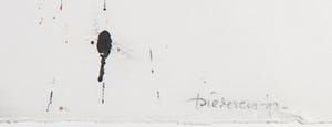 Jef Diederen - Gemengde techniek op papier, Abstracte compositie kopen? Bied vanaf 120!