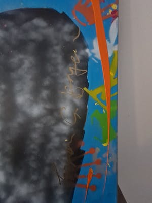 Espen Hagen - V12 - gemengde techniek - doek - 2007 - gesigneerd kopen? Bied vanaf 1!