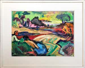 Guido Perilleux - landschap verkocht voor € 25!