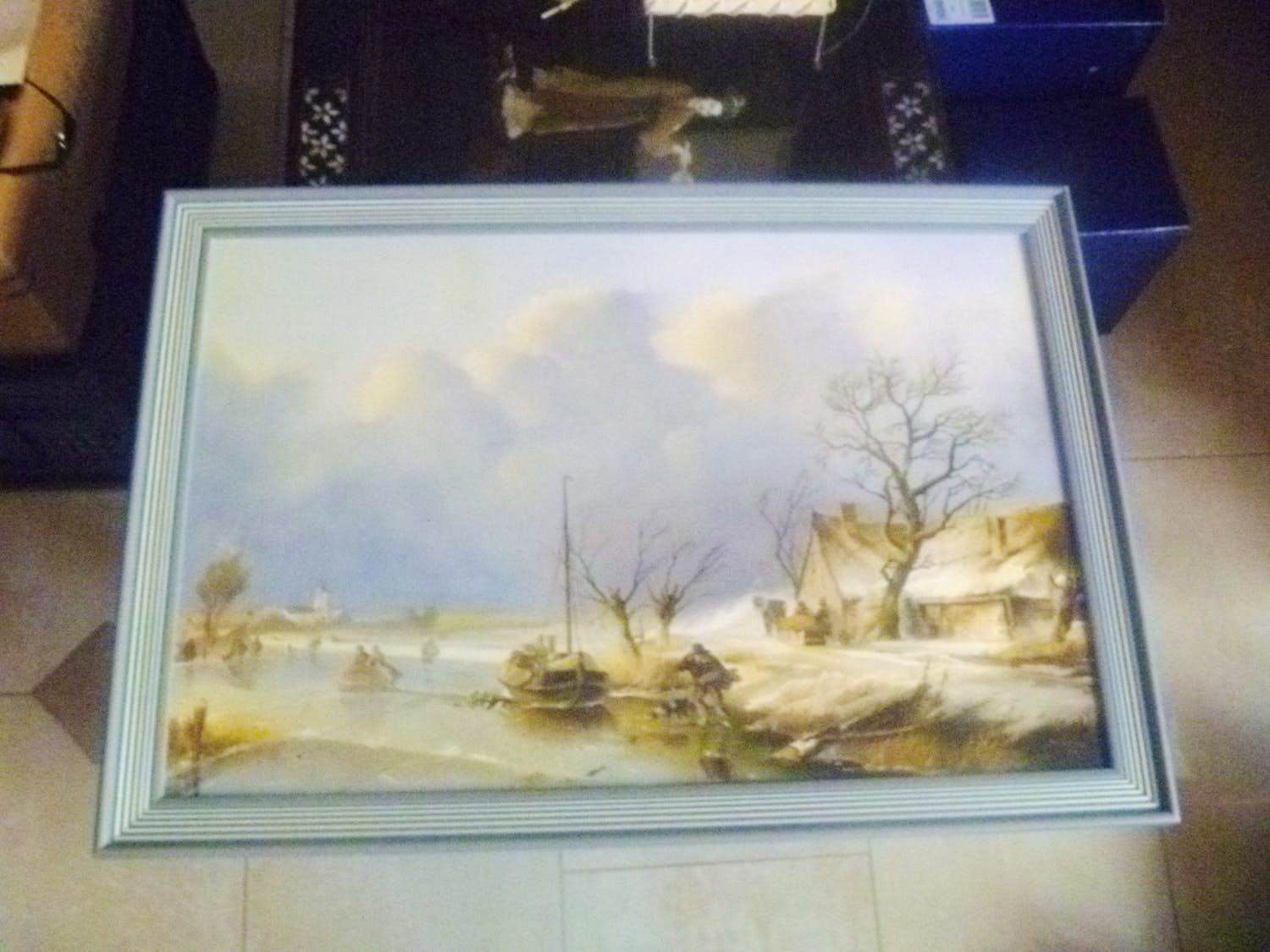 Peter Meuleners - prachtig schilderij - winterlandschap verkocht voor € 44!
