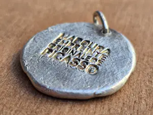 Pablo Picasso - "Taureau attaquant" 1949 - Zilveren Medaillon kopen? Bied vanaf 1250!