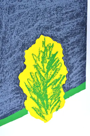 Roger Raveel - Geluidloze tuin - Zeefdruk - Gesigneerd - 42x55 cm - 1977 kopen? Bied vanaf 1350!