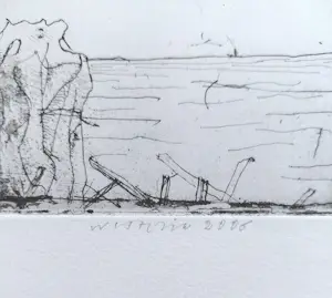 Co Westerik - Vogel boven water, ets kopen? Bied vanaf 195!