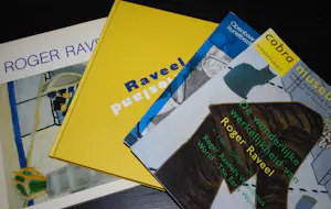 AcheterRoger Raveel - 4x: 1 boek (met Hugo Claus) / Raveel in Friesland (hardcover) en 2 gidsen? Enchérissez de 60!