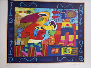 Clemens Briels - lot van 7 zeefdrukken - diverse oplages/jaartallen kopen? Bied vanaf 500!