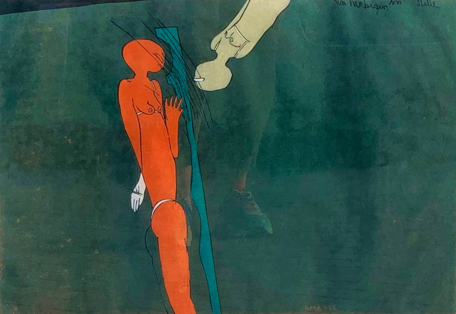 Werner Moonen - Ingelijste ets/aquatint - 1975 kopen? Bied vanaf 115!