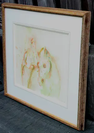 AcheterConstant - Ingelijste aquarel: 'Rustende amazone' - 1987? Enchérissez de 4750!