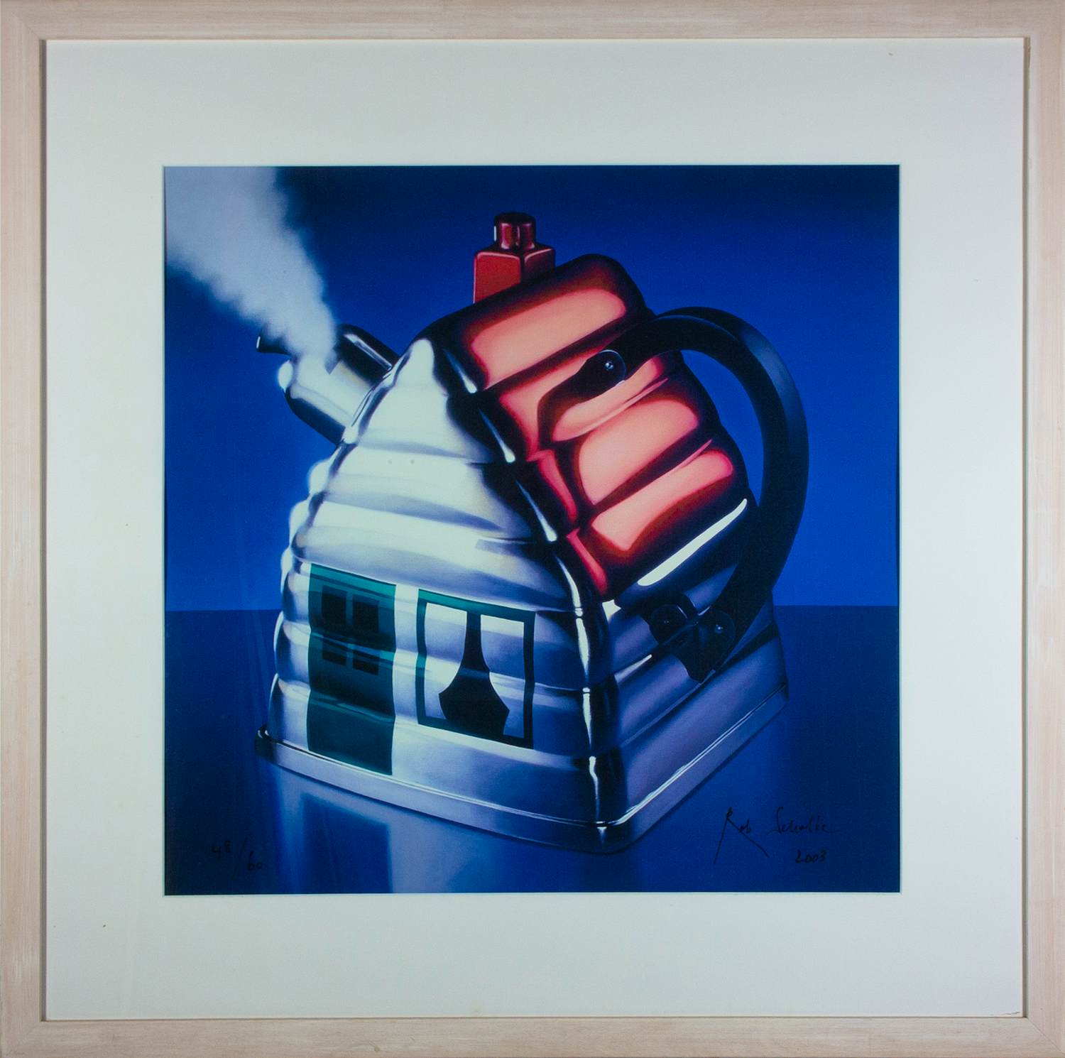 Rob Scholte - Zeefdruk, Zonder titel - Ingelijst (Groot) kopen? Bied vanaf 100!