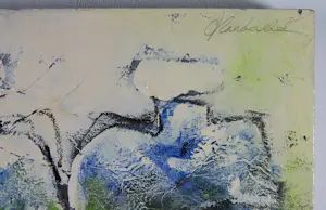 Carla Raadsveld - Drieluik, Acryl op doek, Bloemen kopen? Bied vanaf 200!