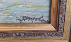 Joop Molenaar - Een havengezicht met schepen kopen? Bied vanaf 220!