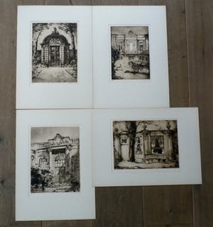 Betsy Westendorp-Osieck - 10 etsen: Osieck -amsterdamsche tuinhuizen - 1923 kopen? Bied vanaf 350!