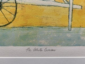 Annora Spence - kleurenzeefdruk | 'The white caravan' kopen? Bied vanaf 140!