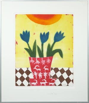 Eliza Kopec - Kleurenets, Le soleil du Printemps - Ingelijst kopen? Bied vanaf 1!