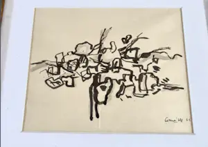 Corneille - ‘Zeer vroeg werk; gouache met Oost-Indische inkt. kopen? Bied vanaf 1350!