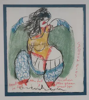 Anton Heyboer - Can can danseres kopen? Bied vanaf 575!