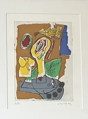 Corneille - Ets gesigneerd "Afrika". 1998 kopen? Bied vanaf 295!