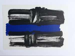 Adine Engelman - Abstracte compositie 1966 verkocht voor € 65!