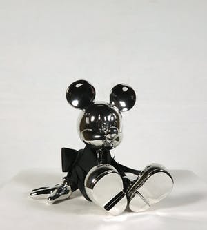 Marcel Wanders - Disney - Leblon Delienne - "Sitting Mickey Zilver" kopen? Bied vanaf 1!