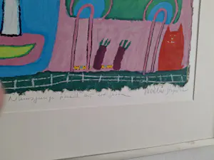 Wouter Stips - Nieuwsgierige poezen bij het spoor kopen? Bied vanaf 50!