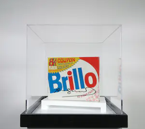 Andy Warhol - Handgesigneerde Brillo-box kopen? Bied vanaf 1!