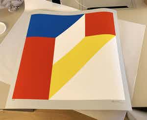 Bob Bonies - Compositie Giclee 2016 verkocht voor € 125!