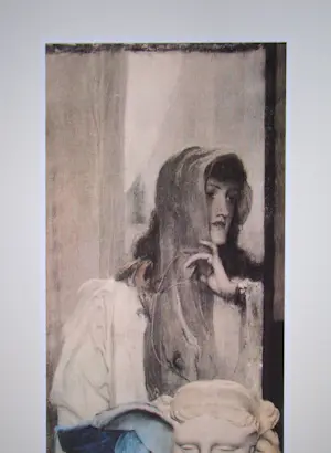 Fernand Khnopff - Een blauwe vleugel, 1894 - Offsetlithografie - 2003 kopen? Bied vanaf 100!