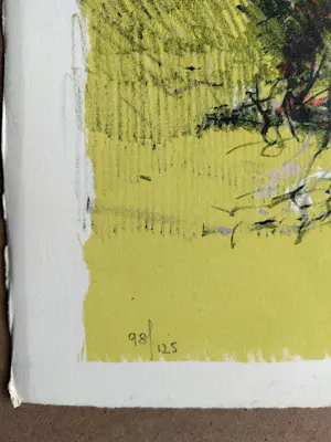 Giancarlo Cazzaniga - Technique mixte 1997 – Sérigraphie & eau-forte – 70×50 cm – Signée & numérotée kopen? Bied vanaf 190!