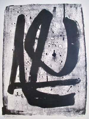 Wim Motz - Litho "Teken no.1" verkocht voor € 45!