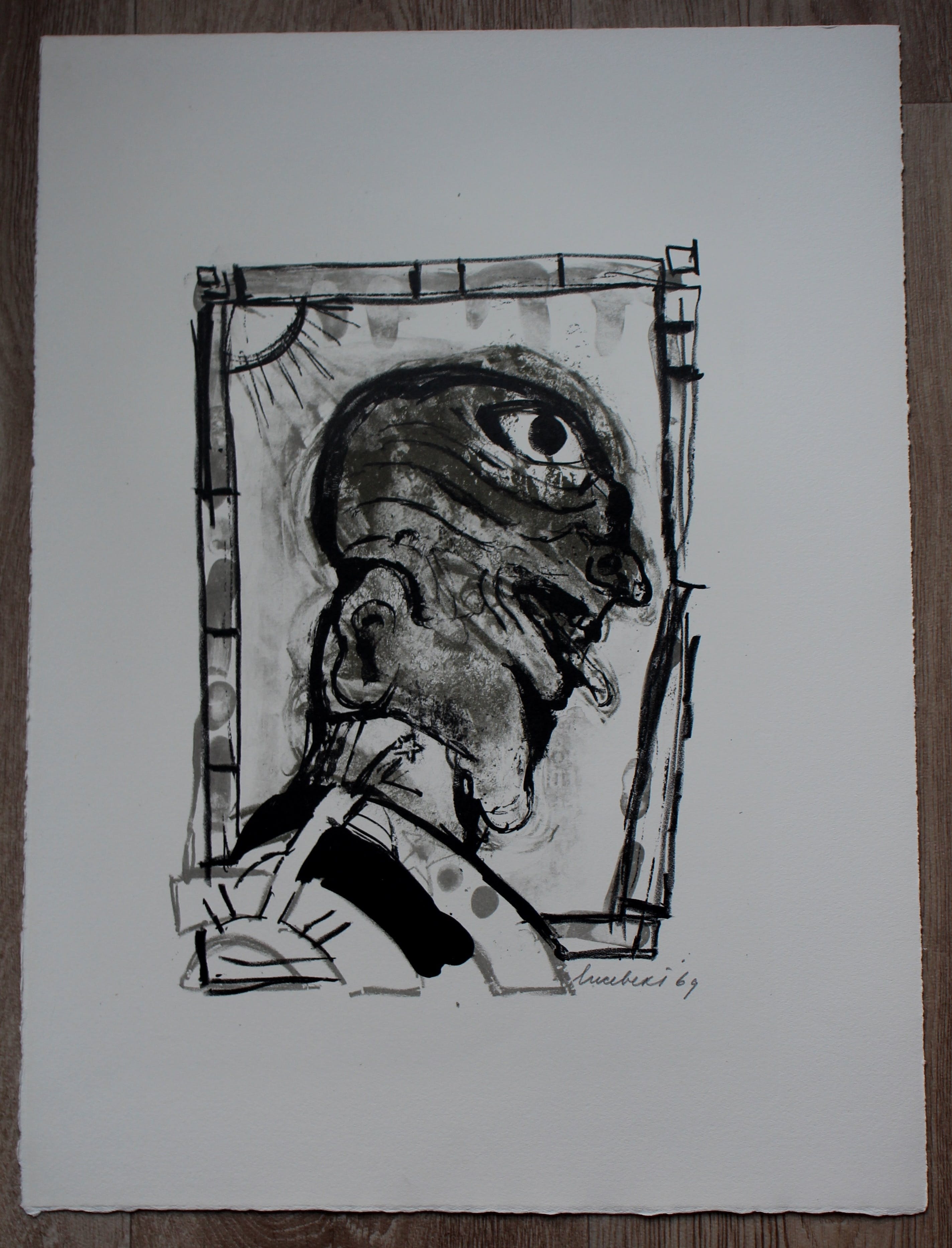 Lucebert - Litho met gedicht - 1969 kopen? Bied vanaf 225!