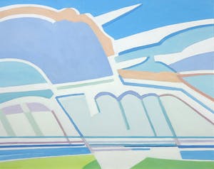 Paul Overhaus - Acryl op doek, Zeegezicht - Ingelijst kopen? Bied vanaf 100!