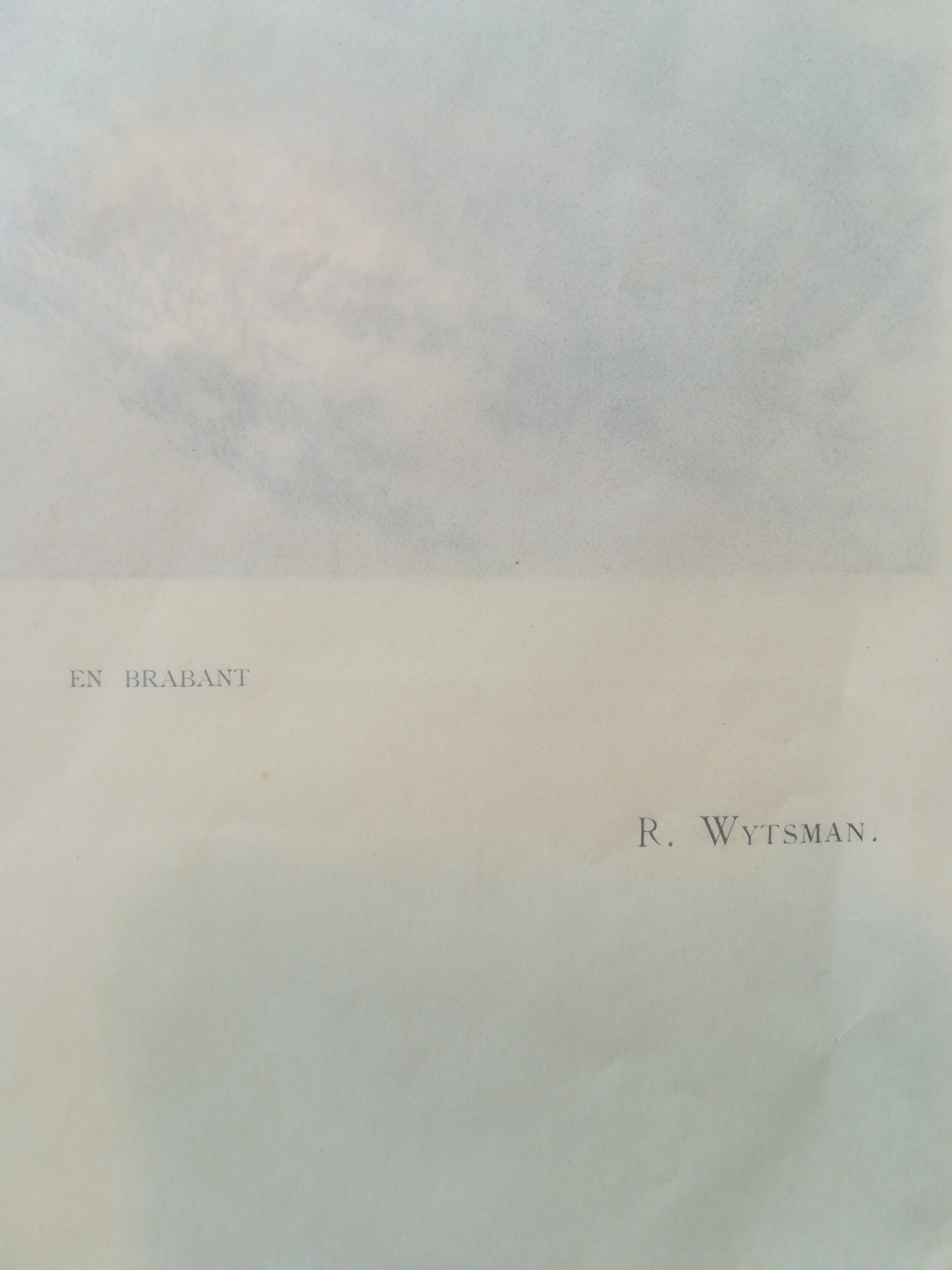 Rodolphe Wytsman - En Brabant - 1905 kopen? Bied vanaf 1!