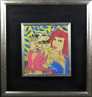 Corneille - Terragravure, Eternal Song of Summer VI - Ingelijst kopen? Bied vanaf 180!