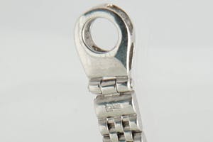 1515 - elegante 18 karaats Witgouden unisex "Jubilee" schakel armband - kopen? Bied vanaf 540!