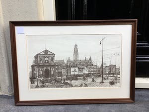Niet of onleesbaar gesigneerd - C4151-4 - Rotterdam Hofplein 1937 kopen? Bied vanaf 10!