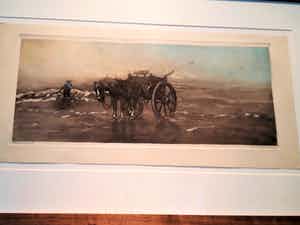 Anton Heyboer - titel " schelpenvisser te Zandvoort" uit 1948 verkocht voor € 450!