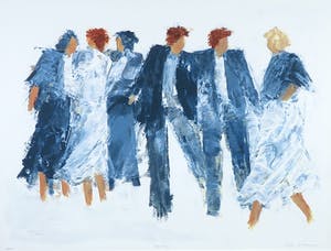 Wil Willemsen - Zeefdruk, Let's Party - Ingelijst (Groot) kopen? Bied vanaf 50!