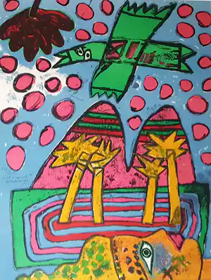 Corneille - litho 115/150, Ciel Tropical, gesigneerd en 1971 verkocht voor € 259!