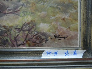 Niet of onleesbaar gesigneerd - heide landschap kopen? Bied vanaf 10!