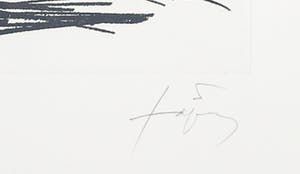 Antoni Tapies - Bijzondere map 'La pierre trouant (...)' met daarin een handgesigneerde ets kopen? Bied vanaf 1!