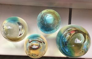 Niet of onleesbaar gesigneerd - Murano glas druppels , serie van 4 kopen? Bied vanaf 1!