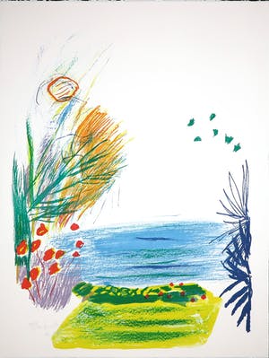 Pieter Defesche - Litho op papier, Zonder titel - Groot kopen? Bied vanaf 20!