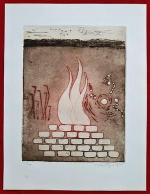 Jan Montyn - Chonyid Bardo - Reconnaissance, aquatint ets (kleine oplage) kopen? Bied vanaf 115!
