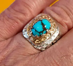 Zilver - 5 prachtige ringen van 925 zilver met natuurlijke edelstenen kopen? Bied vanaf 200!