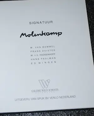 Nico Molenkamp - Gesigneerd hardcover boek ''Signatuur'' kopen? Bied vanaf 28!
