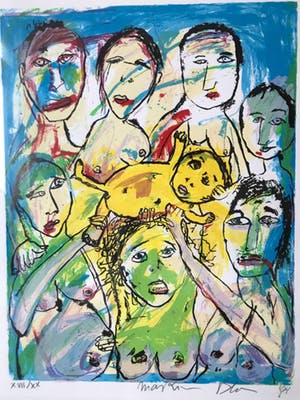 Marion Bloem - Litho kopen? Bied vanaf 70!