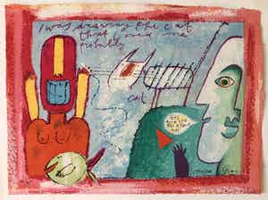 Wouter Stips - I Was Drawing The Cat That Probably Loved Me verkocht voor € 90!