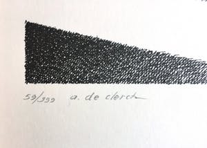 Antoon de Clerck - Stoel + Zittend figuur kopen? Bied vanaf 35!