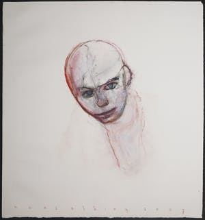 Hans Abbing - Tekening in pastelkrijt, Zonder titel kopen? Bied vanaf 100!