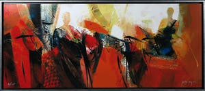 Peter Meijer - Zeefdruk op paneel, De brief - Ingelijst (Groot) kopen? Bied vanaf 60!