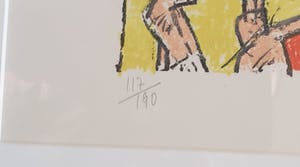 Roberto Matta - Zonder Titel - 117/190 - Gesigneerd - Mooi ingelijst!! kopen? Bied vanaf 250!